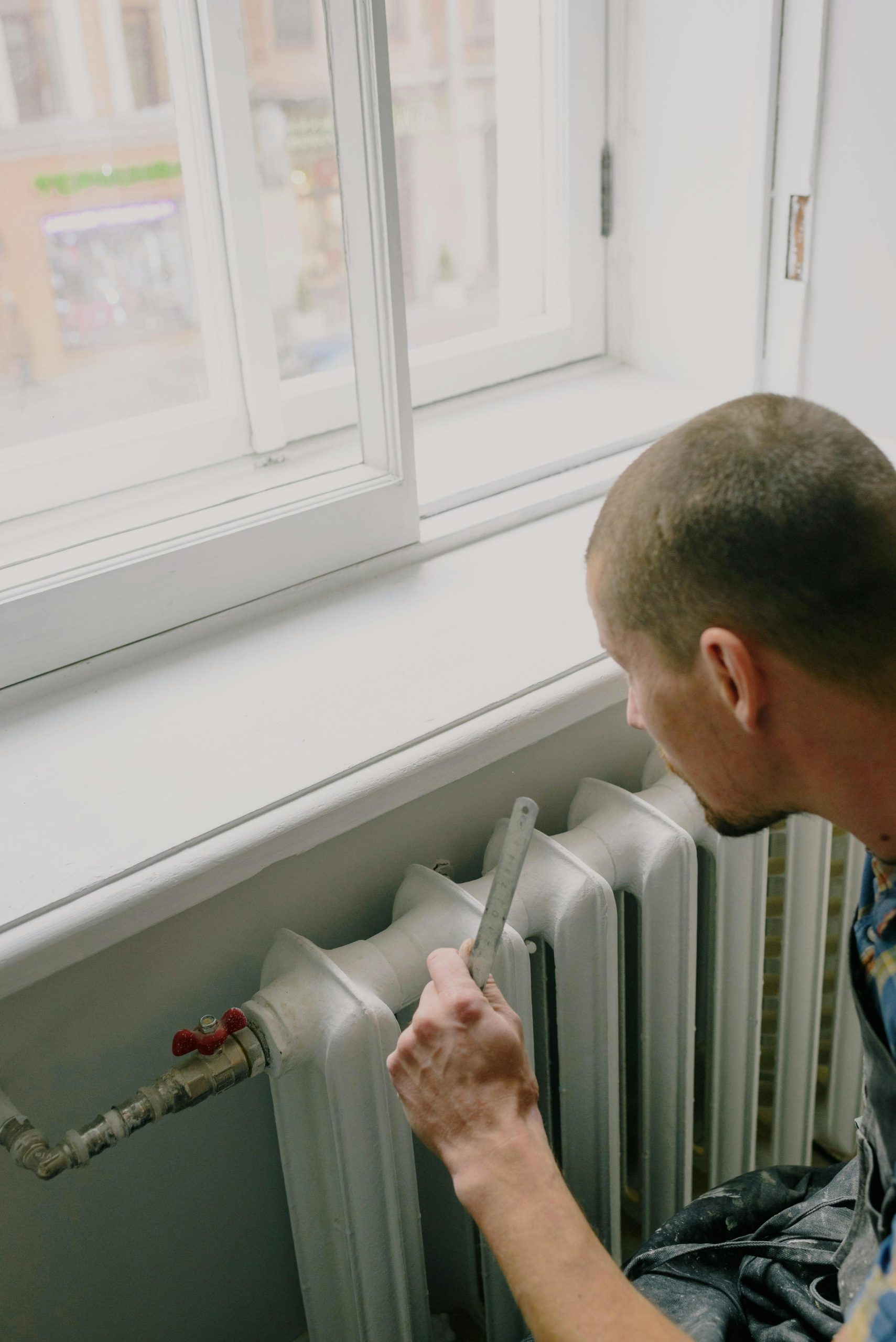 Étapes de démontage du robinet radiateur