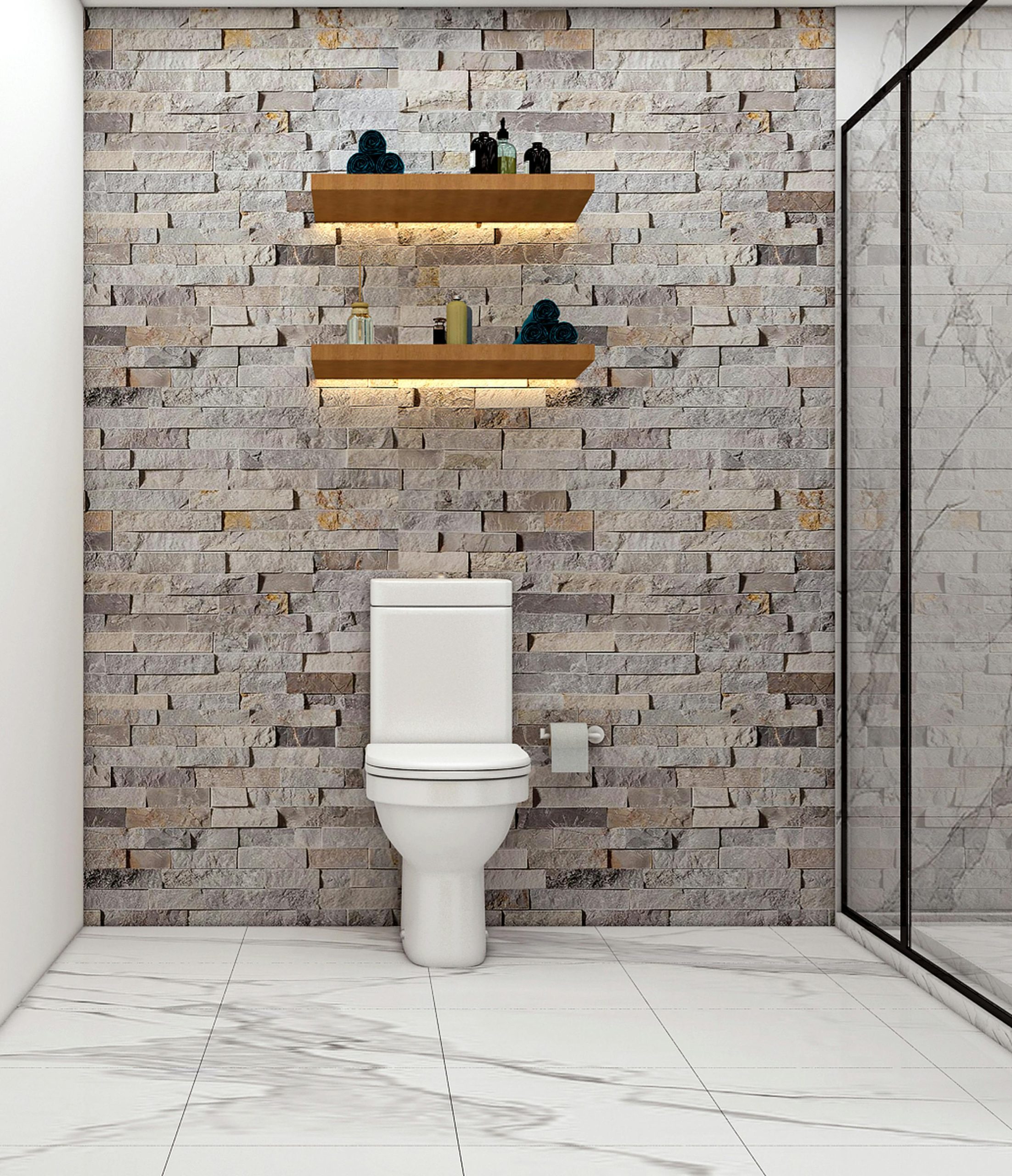 Durée de vie mur en pierre naturelle salle de bain