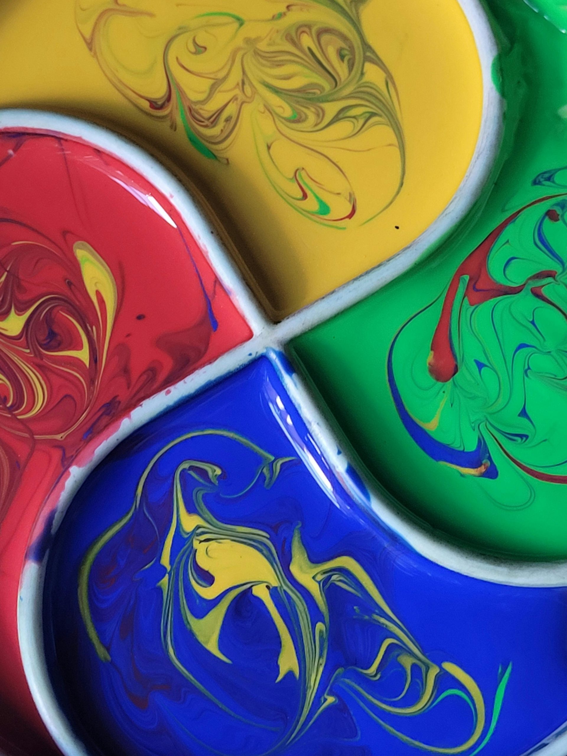 Techniques pour mélanger différentes peintures